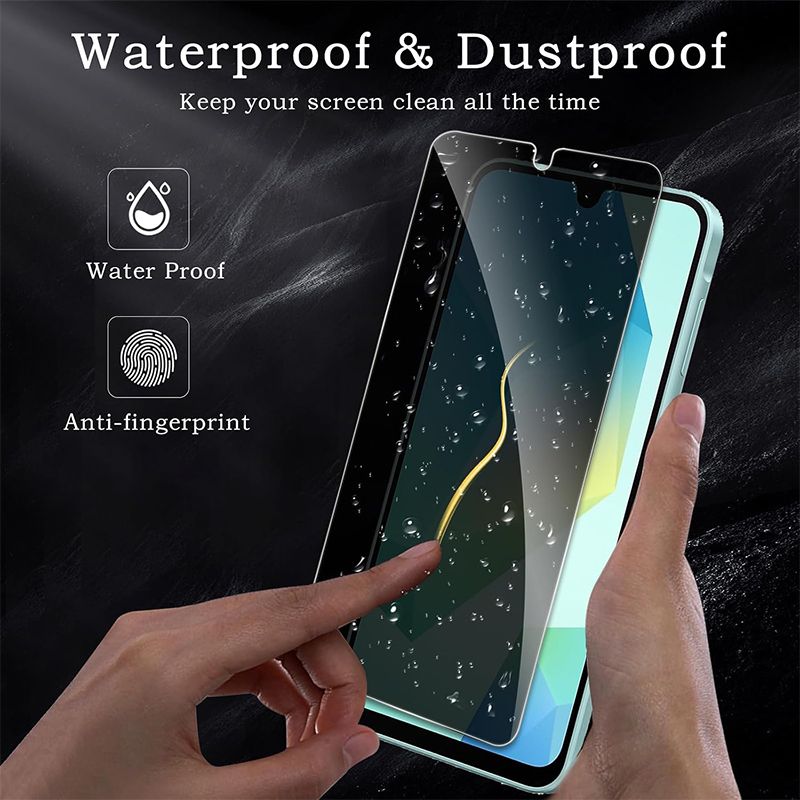 2-Piece Privacy Screen Protector for Samsung Galaxy A16 [Anti Spy Tempered Glass] Ultra High Definition Protective Film