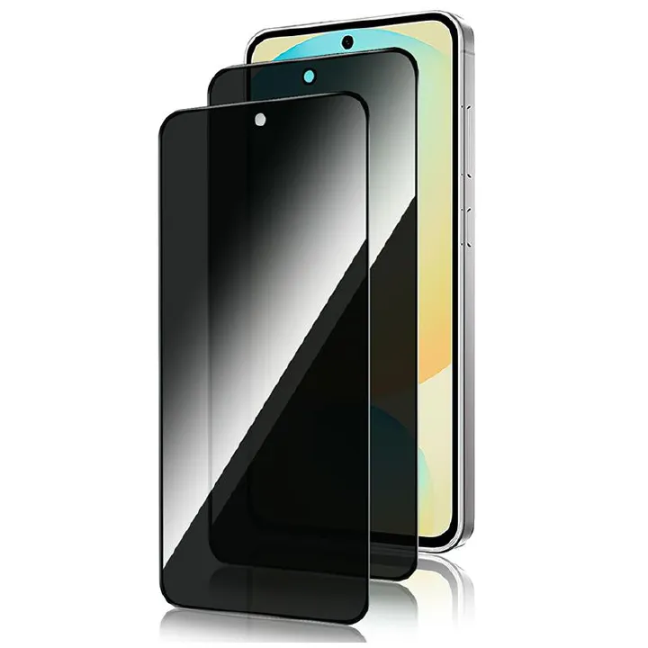 2-Piece Privacy Screen Protector for Samsung Galaxy A56 [Anti Spy Tempered Glass] Ultra High Definition No bubbles, Easy to Install 9H Protective Glass Protector