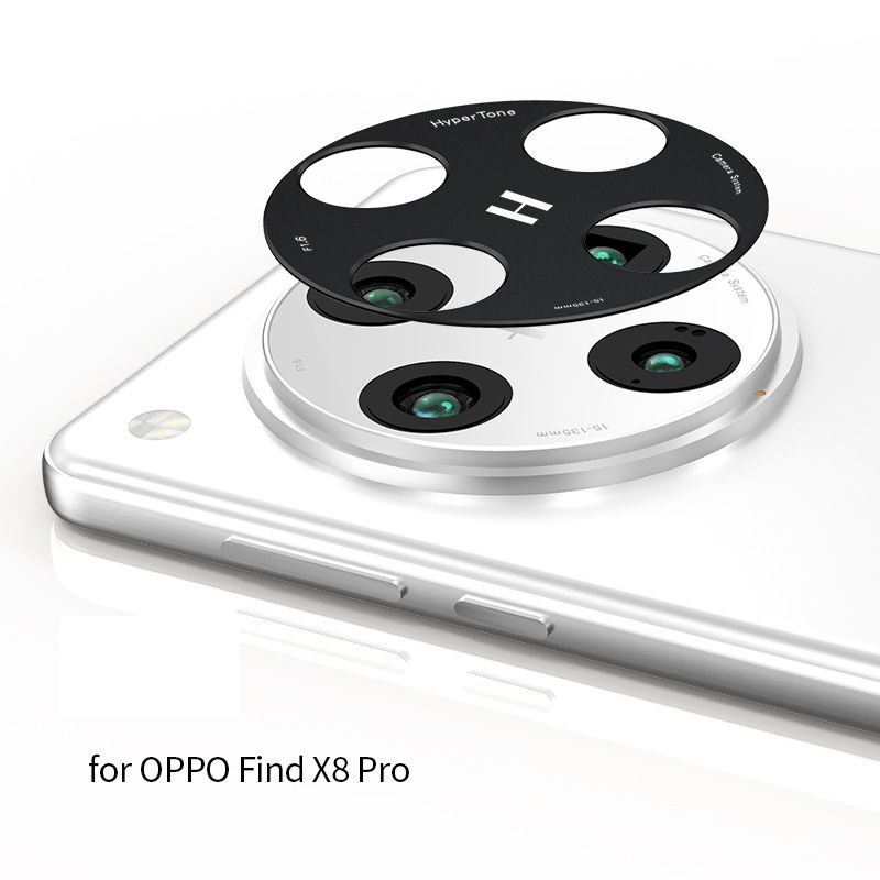Camera lens Protective Film For OPPO Find X8, Find X8 Pro Alloy Camera Cover Without Glass [Barrier Free Shooting] [Protective Case Friendly] [High-Quality Metal]