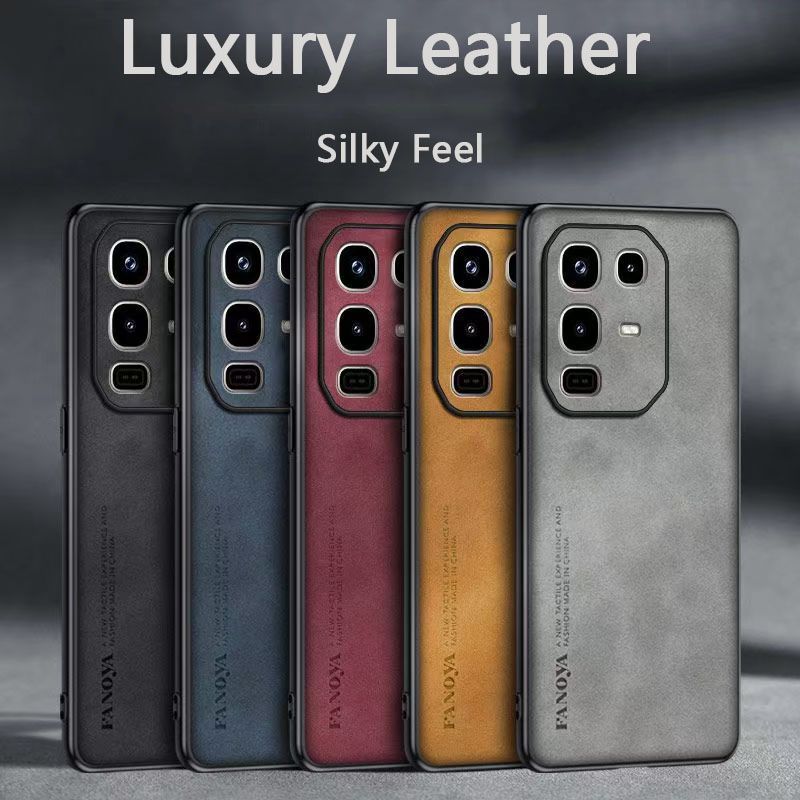 Luxury Business Retro Leather Phone Case For Infinix Note 50 Pro 4G/X6855, Shockproof Fall prevention Protective Case