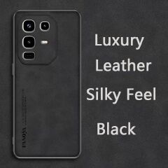 Luxury Business Retro Leather Phone Case For Infinix Note 50 Pro 4G/X6855, Shockproof Fall prevention Protective Case