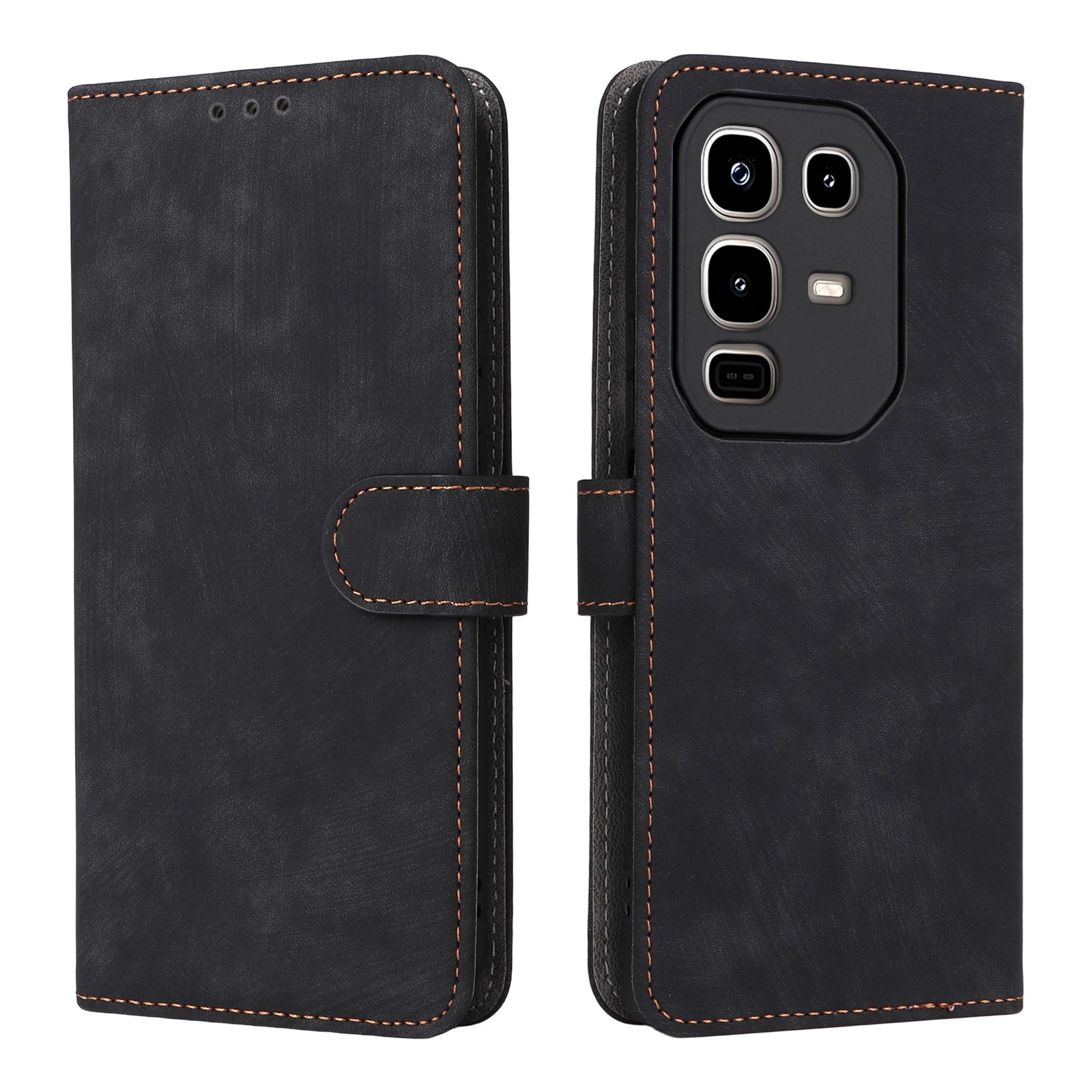 Flip Cover for Infinix Note 50 Pro 4G PU Leather Phone Case Full-Body Protection Shockproof [RFID Blocking] Wallet Cover