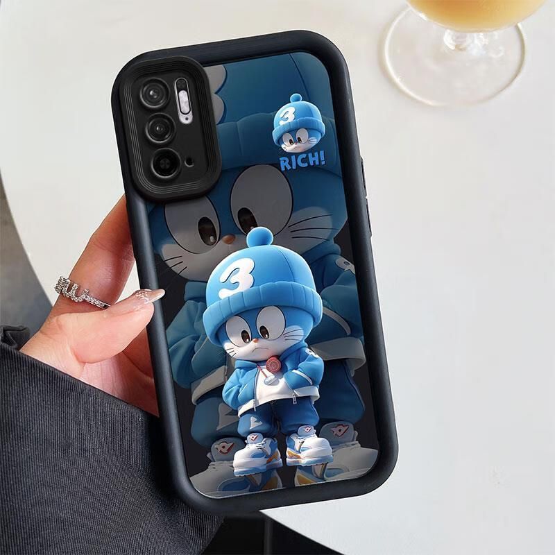 Cover for Xiaomi Redmi Note 10 6.5" 5G Cute Fashion Silicone Anti Drop Soft Phone Case