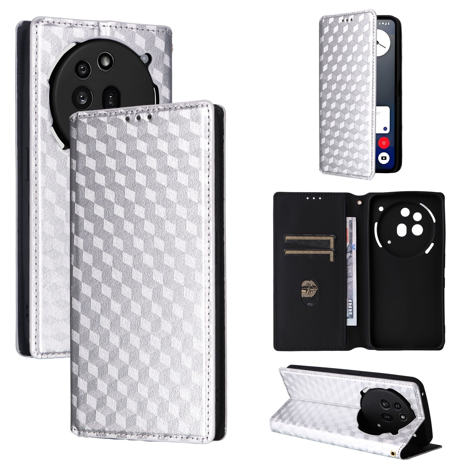 Flip Cover For Nothing Phone (3a) Pro Leather Case [Flip Vintage Leather] Shockproof Durable Retro Phone Case