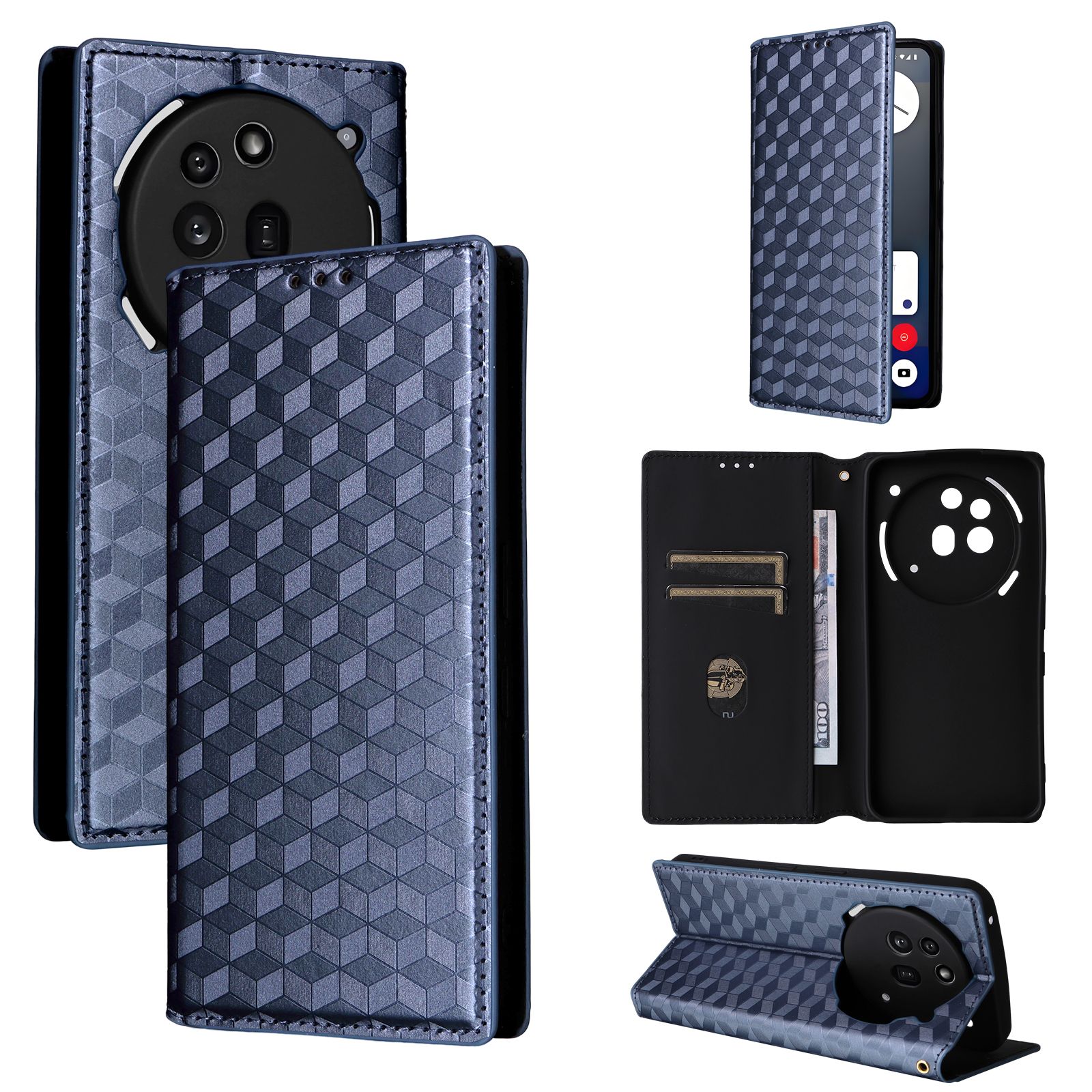 Flip Cover For Nothing Phone (3a) Pro Leather Case [Flip Vintage Leather] Shockproof Durable Retro Phone Case