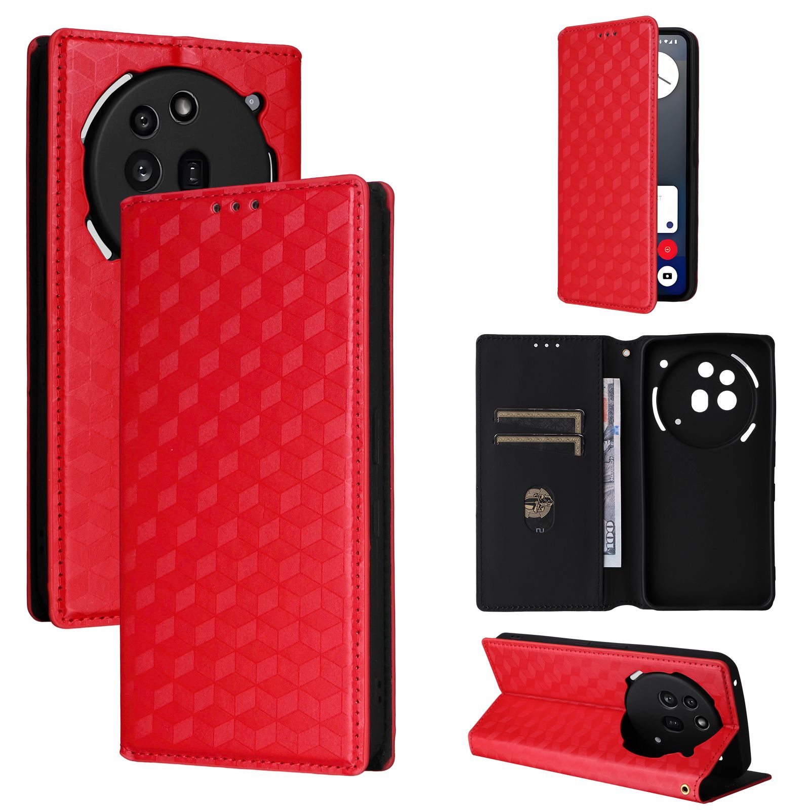 Flip Cover For Nothing Phone (3a) Pro Leather Case [Flip Vintage Leather] Shockproof Durable Retro Phone Case