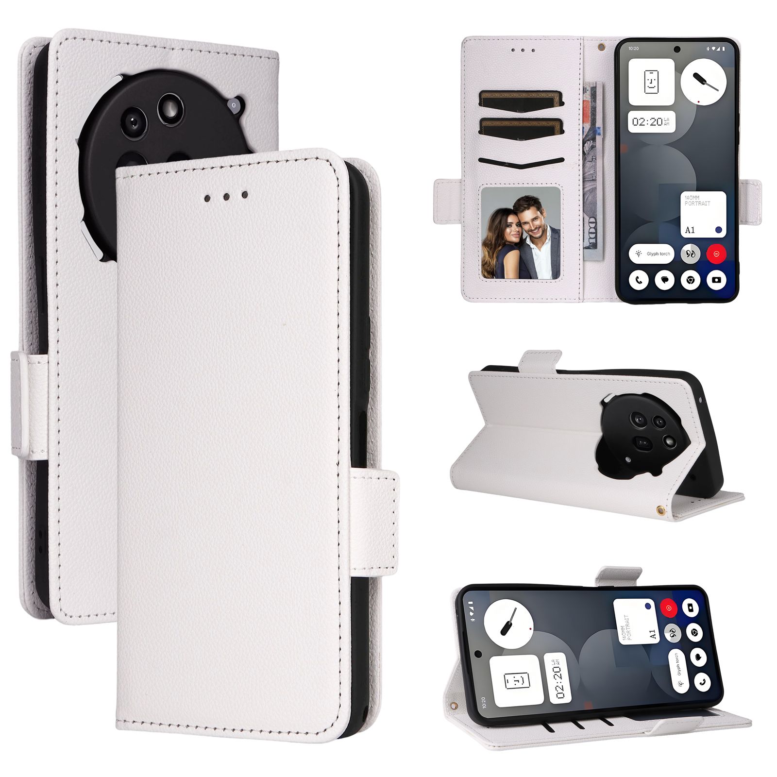 Flip Cover For Nothing Phone (3a) Pro Leather Case [Flip Vintage Leather] Shockproof Durable Retro Phone Case