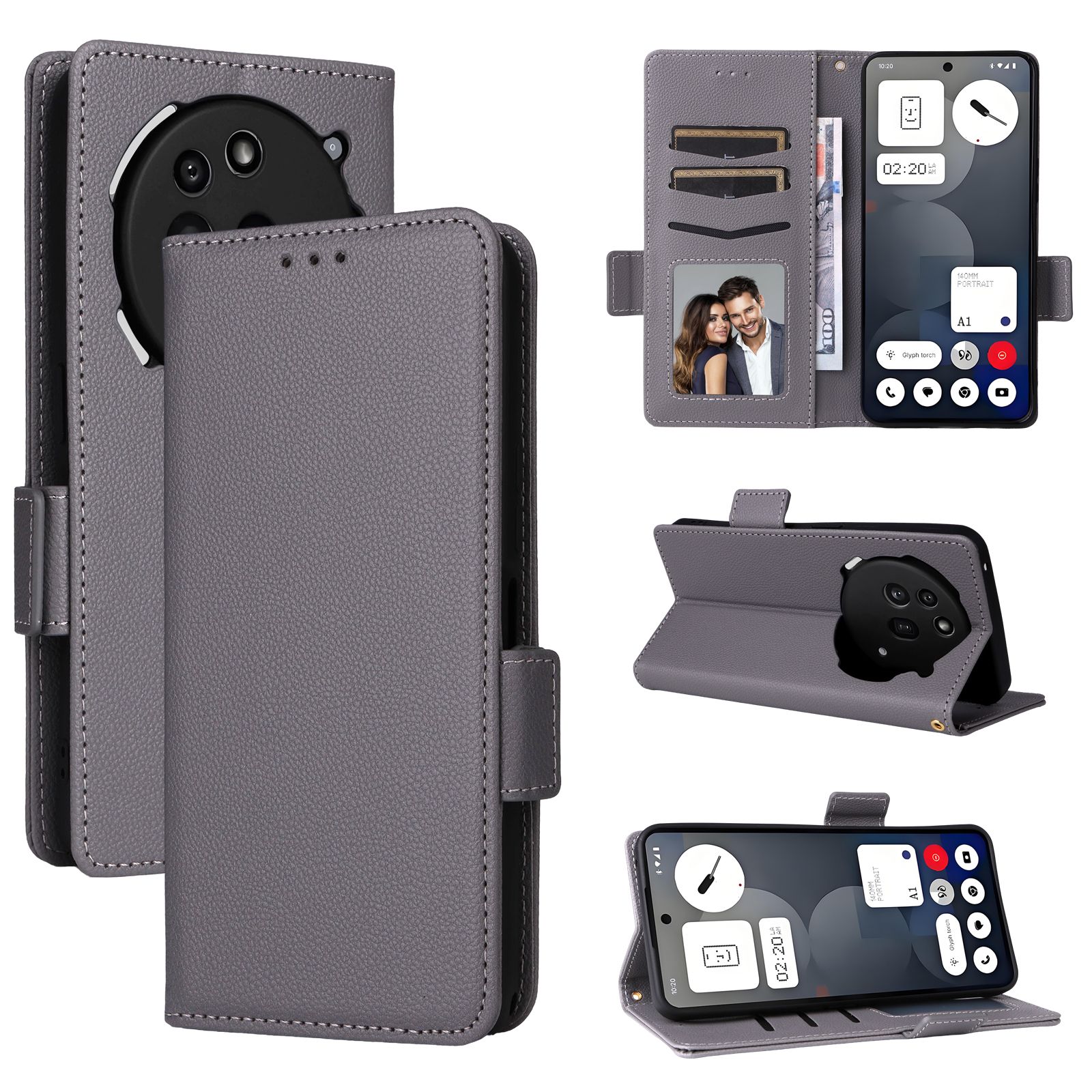 Flip Cover For Nothing Phone (3a) Pro Leather Case [Flip Vintage Leather] Shockproof Durable Retro Phone Case