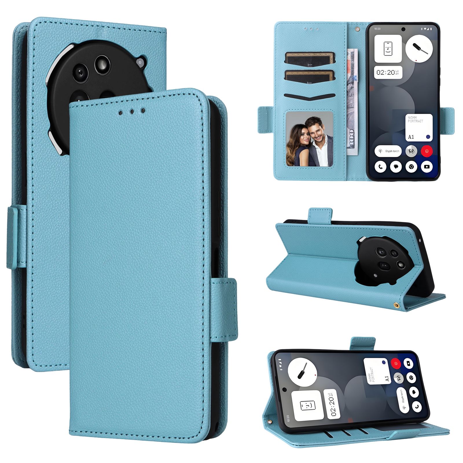 Flip Cover For Nothing Phone (3a) Pro Leather Case [Flip Vintage Leather] Shockproof Durable Retro Phone Case