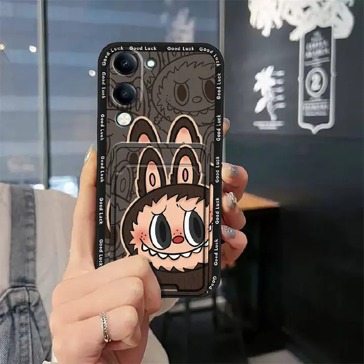 Phone Case for Vivo Y04 6.74" with Card Slot Shockproof Bumper Cute Young Fashion Silicone Cover Protective Case