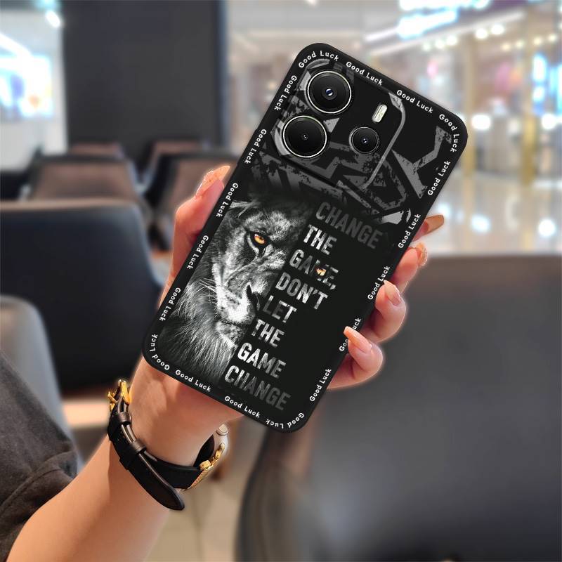 Phone Case for Xiaomi Redmi Note 14 (4G) Silicone Cover Shockproof Bumper Cute Young Fashion Protective Case