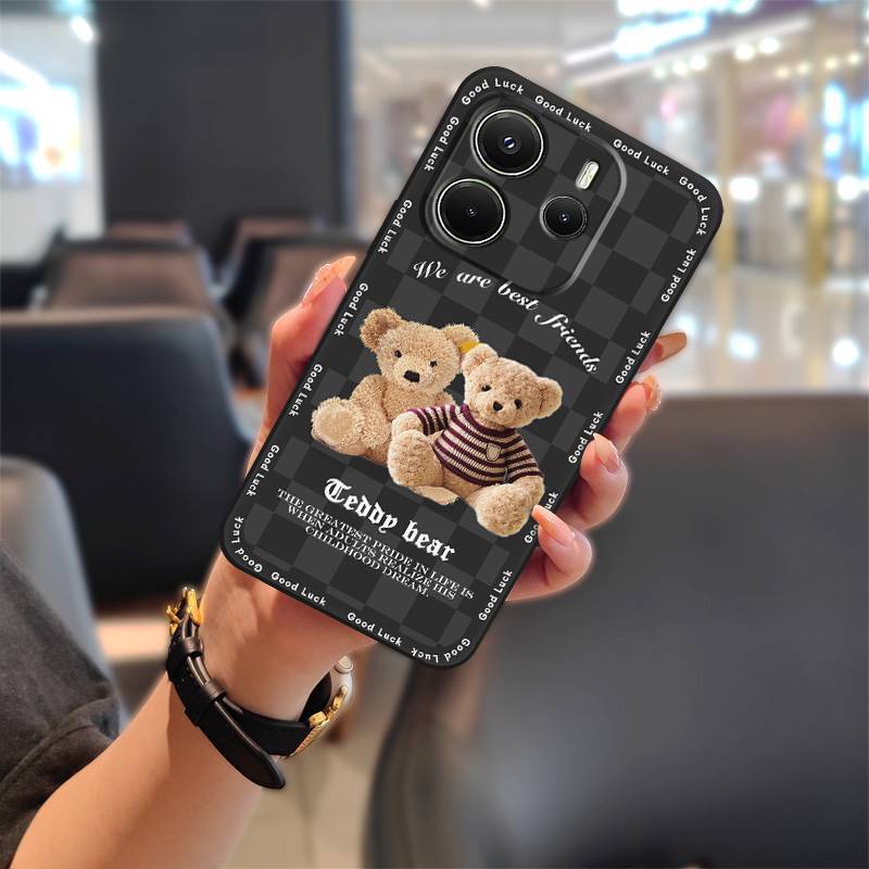 Phone Case for Xiaomi Redmi Note 14 (4G) Silicone Cover Shockproof Bumper Cute Young Fashion Protective Case