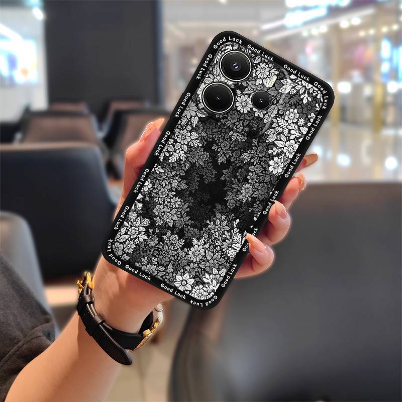 Phone Case for Xiaomi Redmi Note 14 (4G) Silicone Cover Shockproof Bumper Cute Young Fashion Protective Case