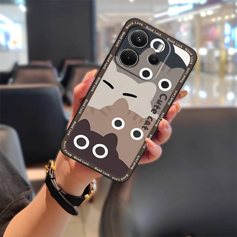 Phone Case for Xiaomi Redmi Note 14 (4G) Silicone Cover Shockproof Bumper Cute Young Fashion Protective Case