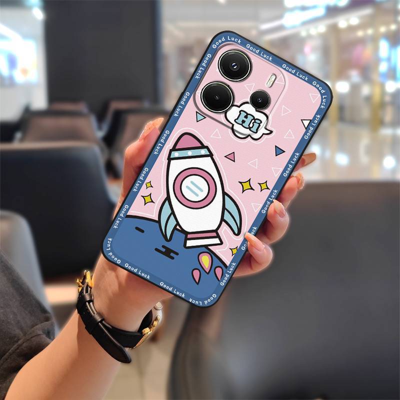 Phone Case for Xiaomi Redmi Note 14 (4G) Silicone Cover Shockproof Bumper Cute Young Fashion Protective Case