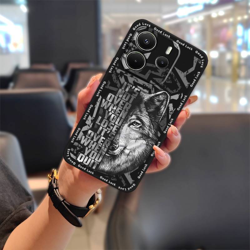 Phone Case for Xiaomi Redmi Note 14 (4G) Silicone Cover Shockproof Bumper Cute Young Fashion Protective Case