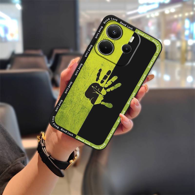 Phone Case for Xiaomi Redmi Note 14 (4G) Silicone Cover Shockproof Bumper Cute Young Fashion Protective Case