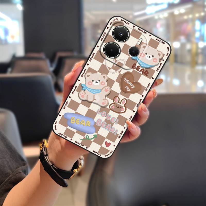 Phone Case for Xiaomi Redmi Note 14 (4G) Silicone Cover Shockproof Bumper Cute Young Fashion Protective Case