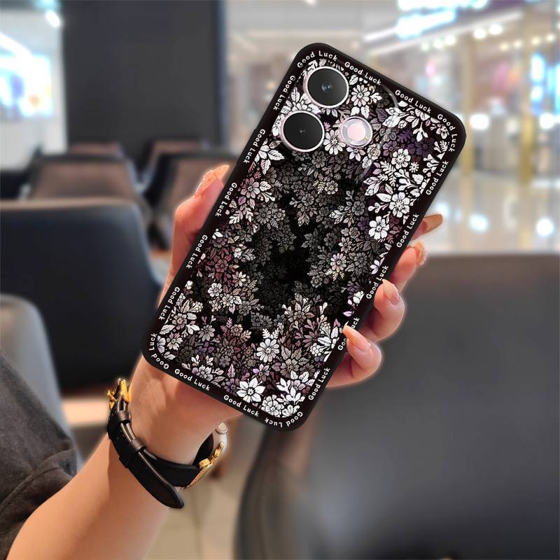 Phone Case for OPPO A5 Pro 6.67'' Silicone Cover Shockproof Bumper Cute Young Fashion Protective Case