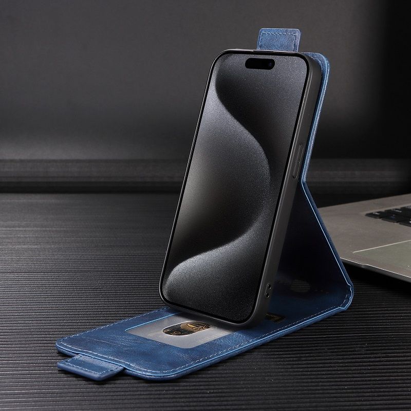 Leather Flip Cover Case For Tecno Camon 40, 40 Pro Up And Down Open Flip Cover PU Leather Durable Protective Cover