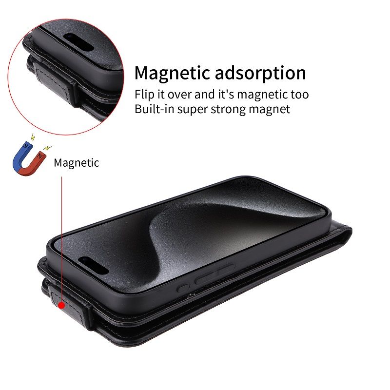 Leather Flip Cover Case For Motorola Edge 60 Fusion, Up And Down Open Flip Cover PU Leather Durable Protective Cover