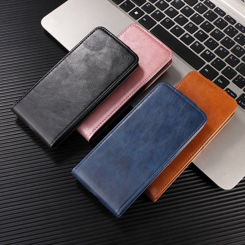 Leather Flip Cover Case For Motorola Edge 60 Fusion, Up And Down Open Flip Cover PU Leather Durable Protective Cover
