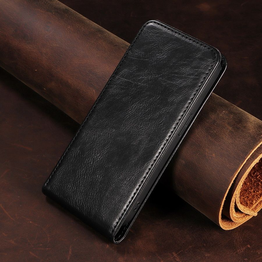 Leather Flip Cover Case For Motorola Edge 60 Fusion, Up And Down Open Flip Cover PU Leather Durable Protective Cover