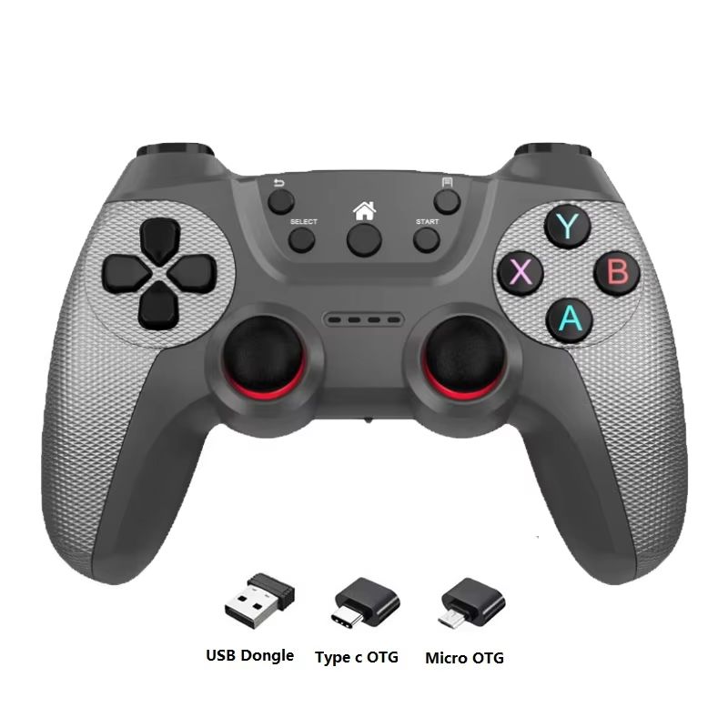 2.4GHz Wireless Game Controller Joystick with OTG Adapter for Android TV Box/Smart TV/PC/Mobile Phone Gaming