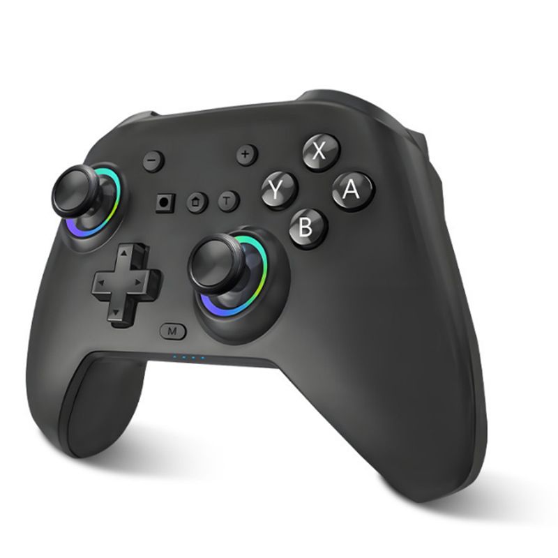 RGB Bt Wireless Controller Gamepad Built in Battery Programmable Turbo Function Joystick for Nintendo Switch OLED/Lite Console