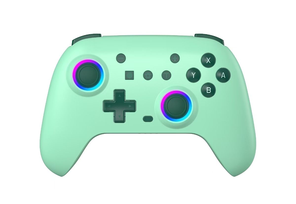 RGB Bt Wireless Controller Gamepad Built in Battery Programmable Turbo Function Joystick for Nintendo Switch OLED/Lite Console
