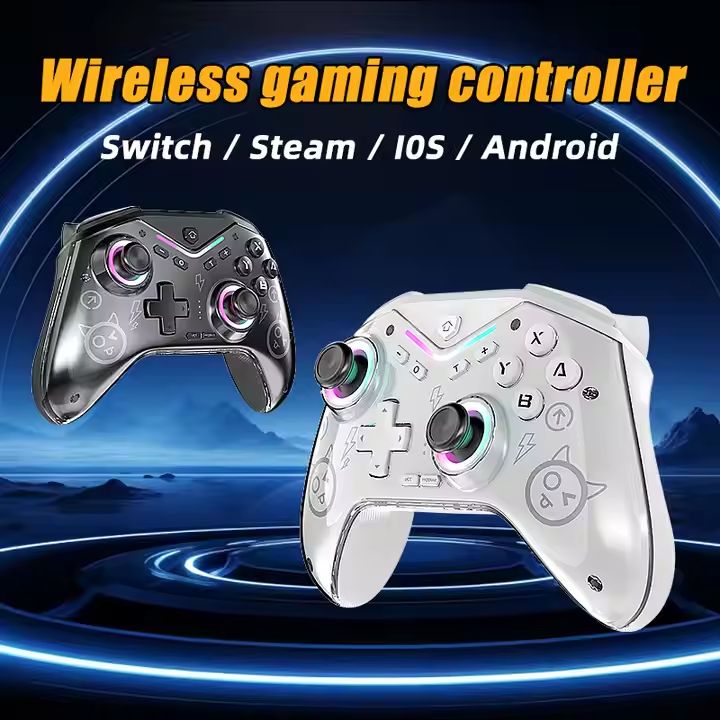 Gamepad Wake-Up Light Programmable Joystick Game Controller for Switch Android Phone PC