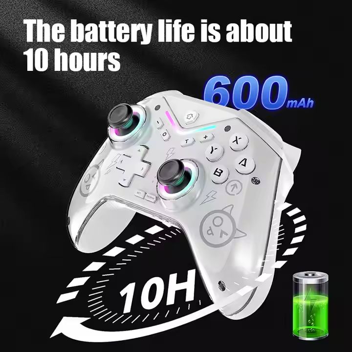 Gamepad Wake-Up Light Programmable Joystick Game Controller for Switch Android Phone PC