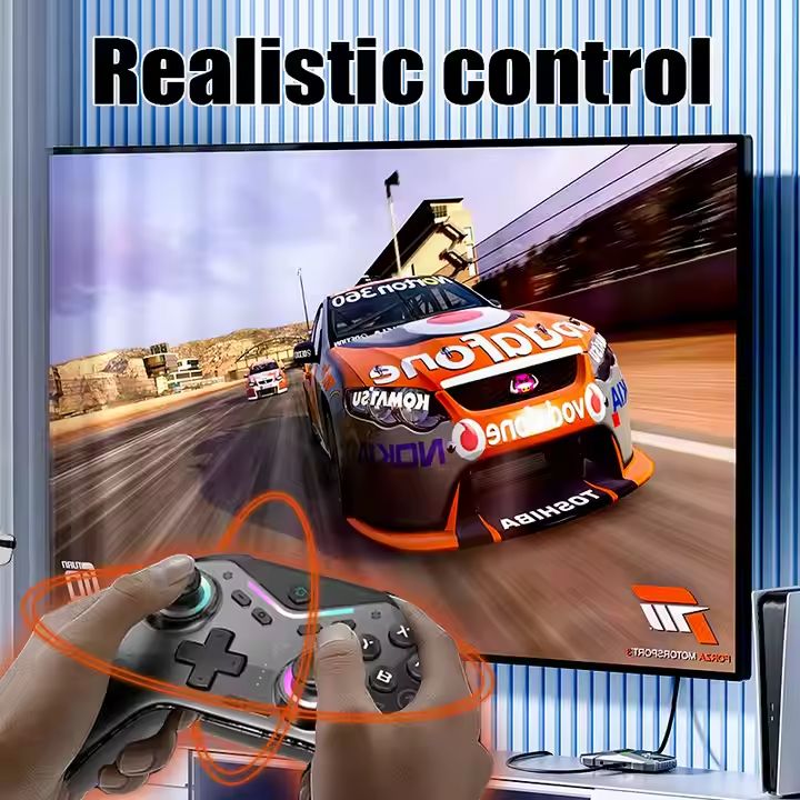Gamepad Wake-Up Light Programmable Joystick Game Controller for Switch Android Phone PC