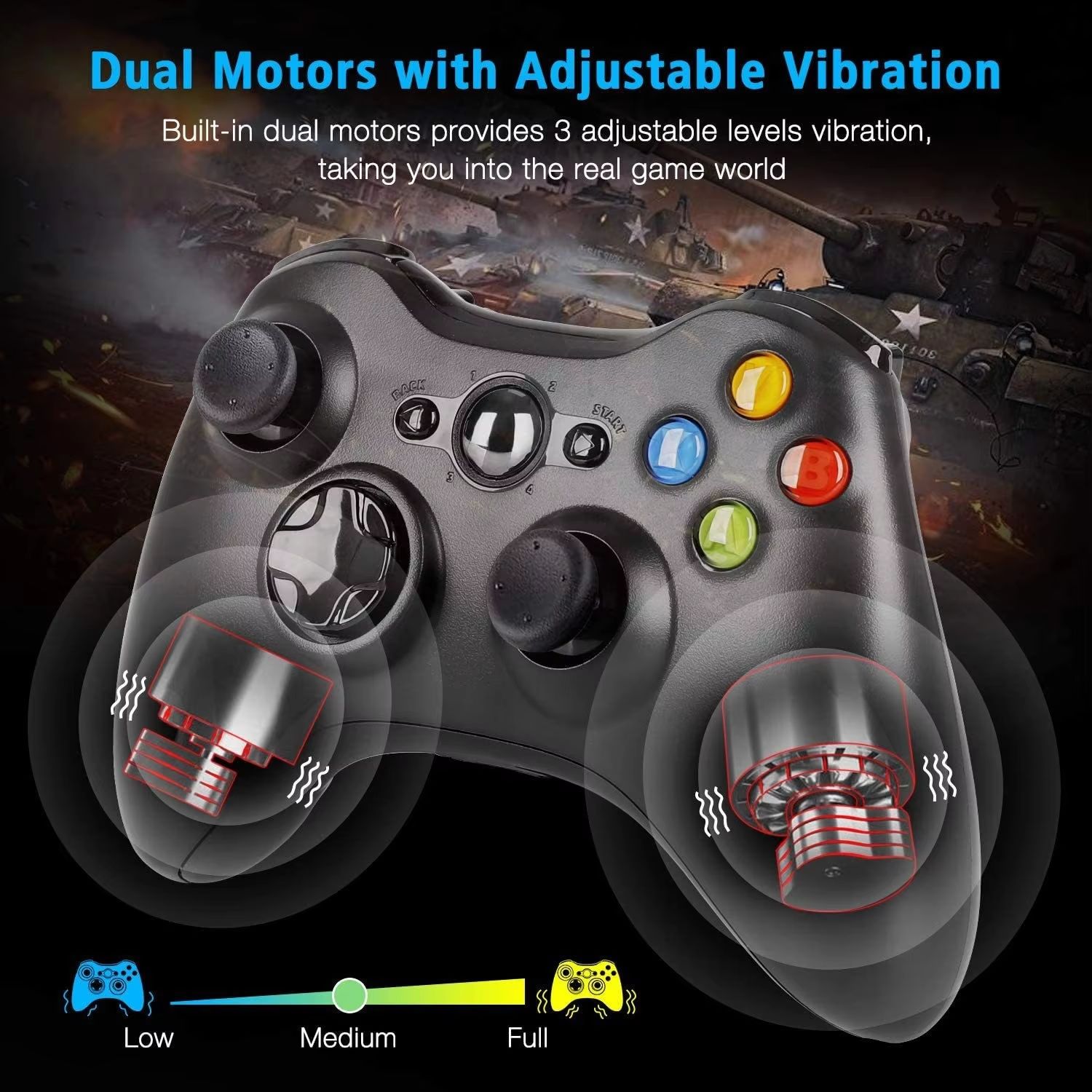 Gamepad Controller for Xbox 360 Wireless Game Controller Joystick Remote Control for Xbox360 Console