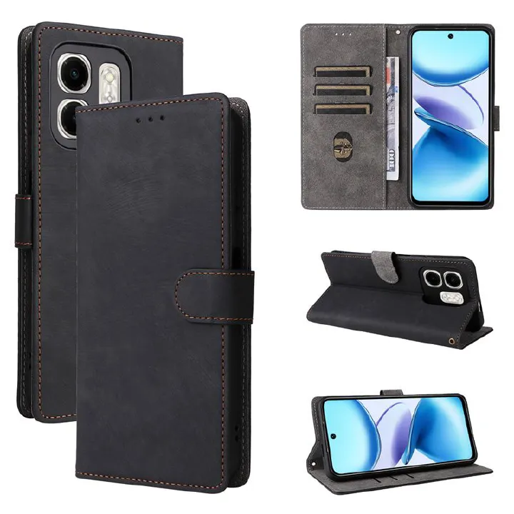 Flip Cover for Infinix Smart 9 HD PU Leather Phone Case Full-Body Protection [RFID Blocking] Walllet Cover