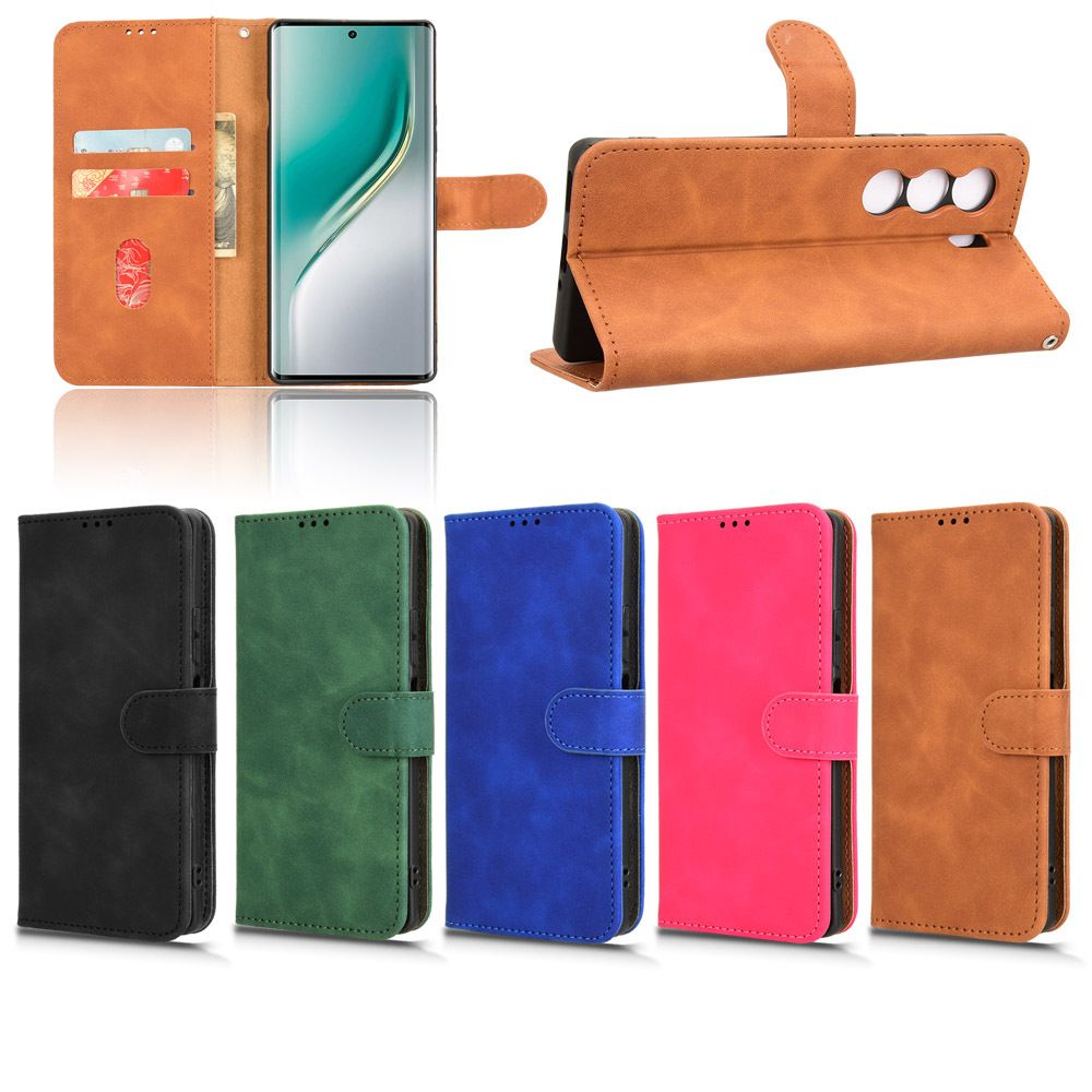 Flip Cover For Tecno Camon 40 Leather Case [Flip Vintage Leather] Wallet Shockproof Durable Retro Phone Case