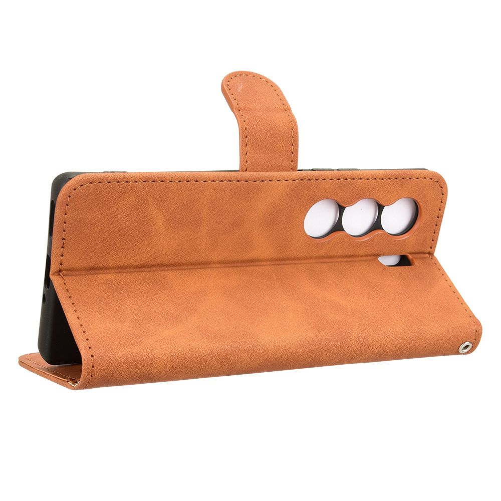 Flip Cover For Tecno Camon 40 Leather Case [Flip Vintage Leather] Wallet Shockproof Durable Retro Phone Case