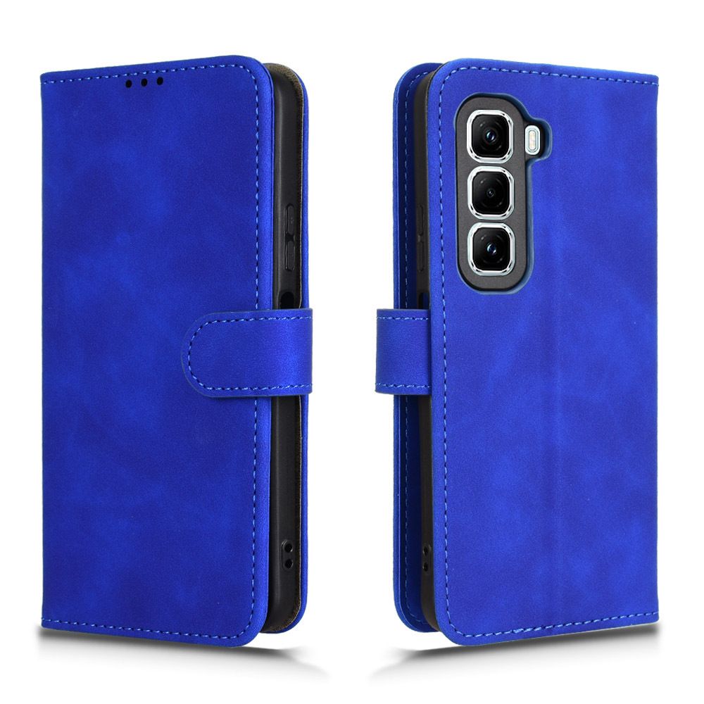 Flip Cover For Infinix Hot 50 Pro+ Plus Leather Case [Flip Vintage Leather] Wallet Shockproof Durable Retro Phone Case