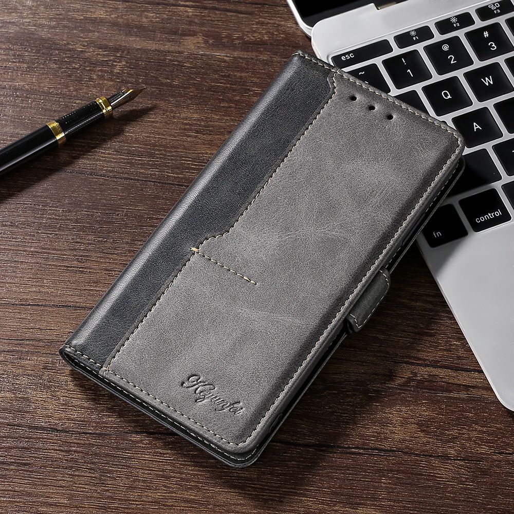 Leather Flip Cover For Tecno Camon 40 Pro Leather Case Magnetic Buckle Shockproof Wallet Covers