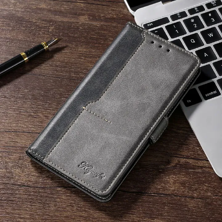 Leather Flip Cover For Tecno Camon 40 Pro Leather Case Magnetic Buckle Shockproof Wallet Covers