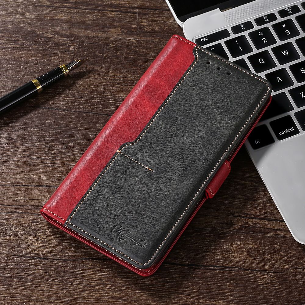 Leather Flip Cover For Tecno Camon 40 Pro Leather Case Magnetic Buckle Shockproof Wallet Covers