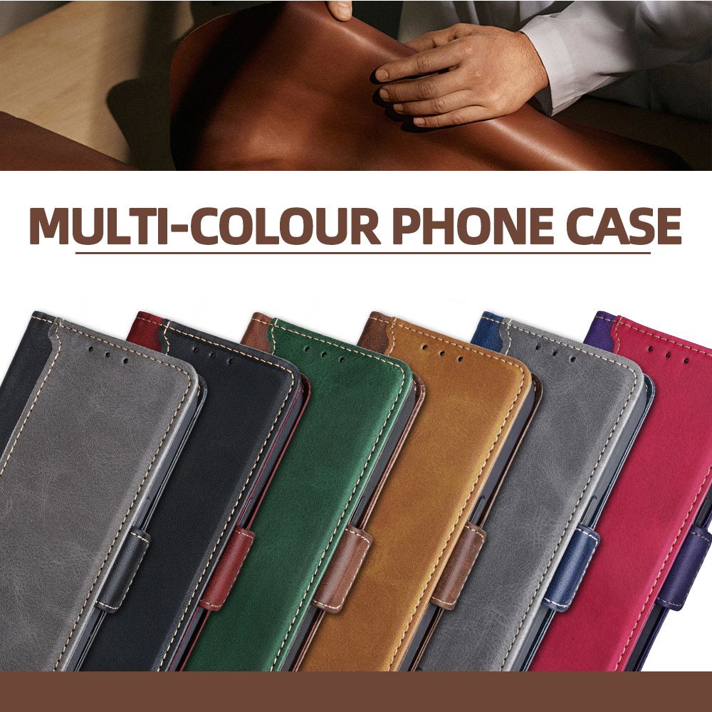Leather Flip Cover For Tecno Camon 40 Pro Leather Case Magnetic Buckle Shockproof Wallet Covers