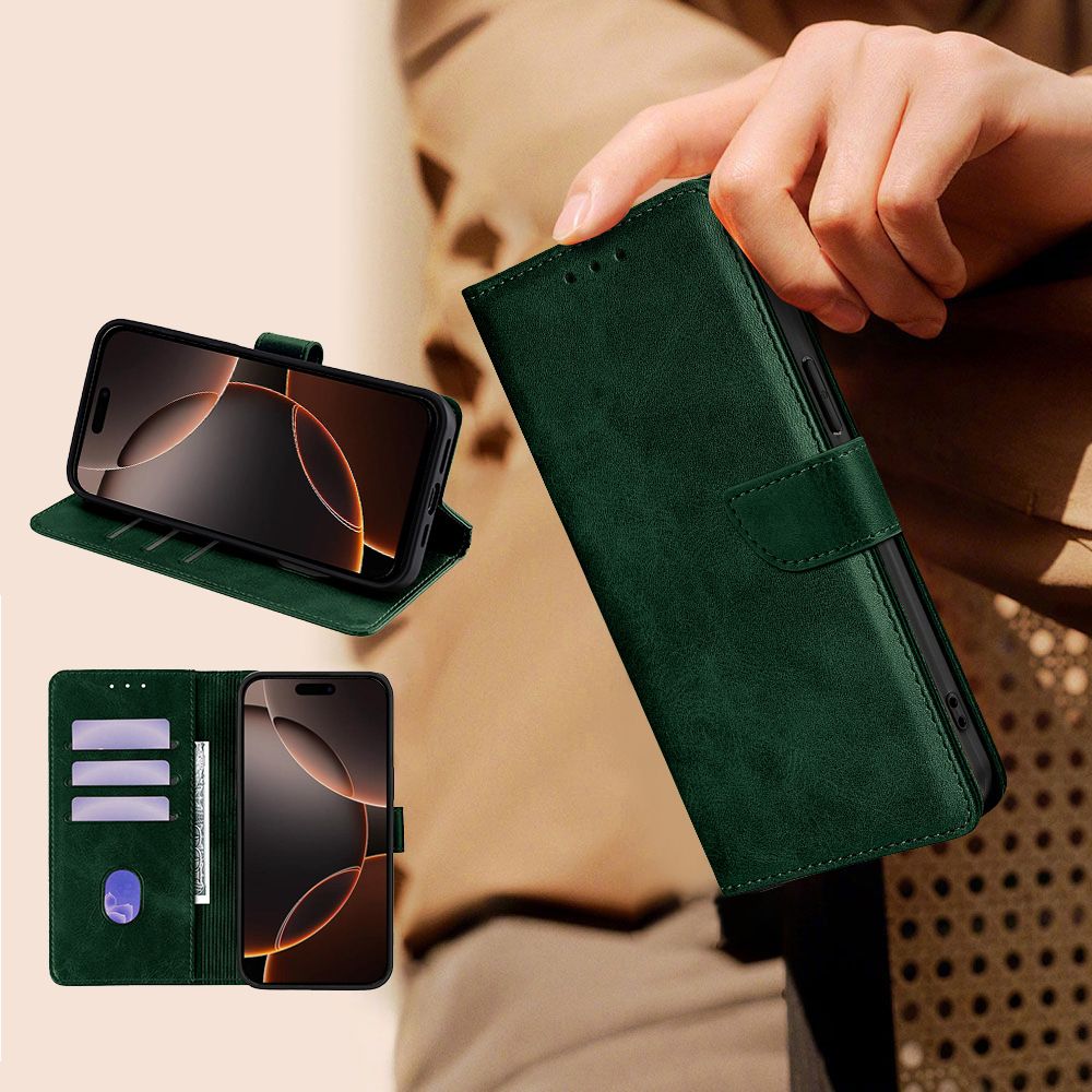 Leather Flip Cover For Tecno Camon 40 Pro Leather Case Magnetic Buckle Shockproof Wallet Covers