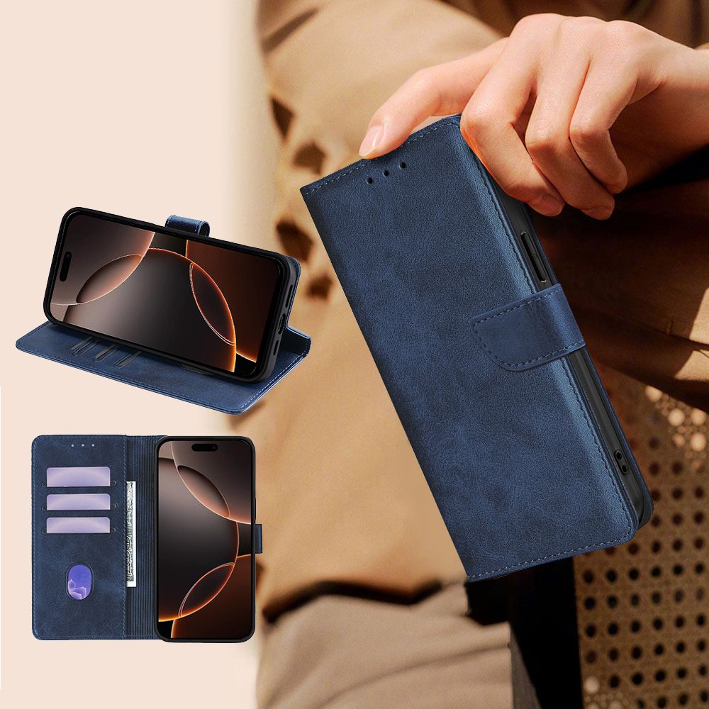 Leather Flip Cover For Tecno Camon 40 Pro Leather Case Magnetic Buckle Shockproof Wallet Covers