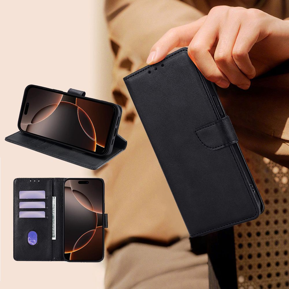 Leather Flip Cover For Tecno Camon 40 Pro Leather Case Magnetic Buckle Shockproof Wallet Covers