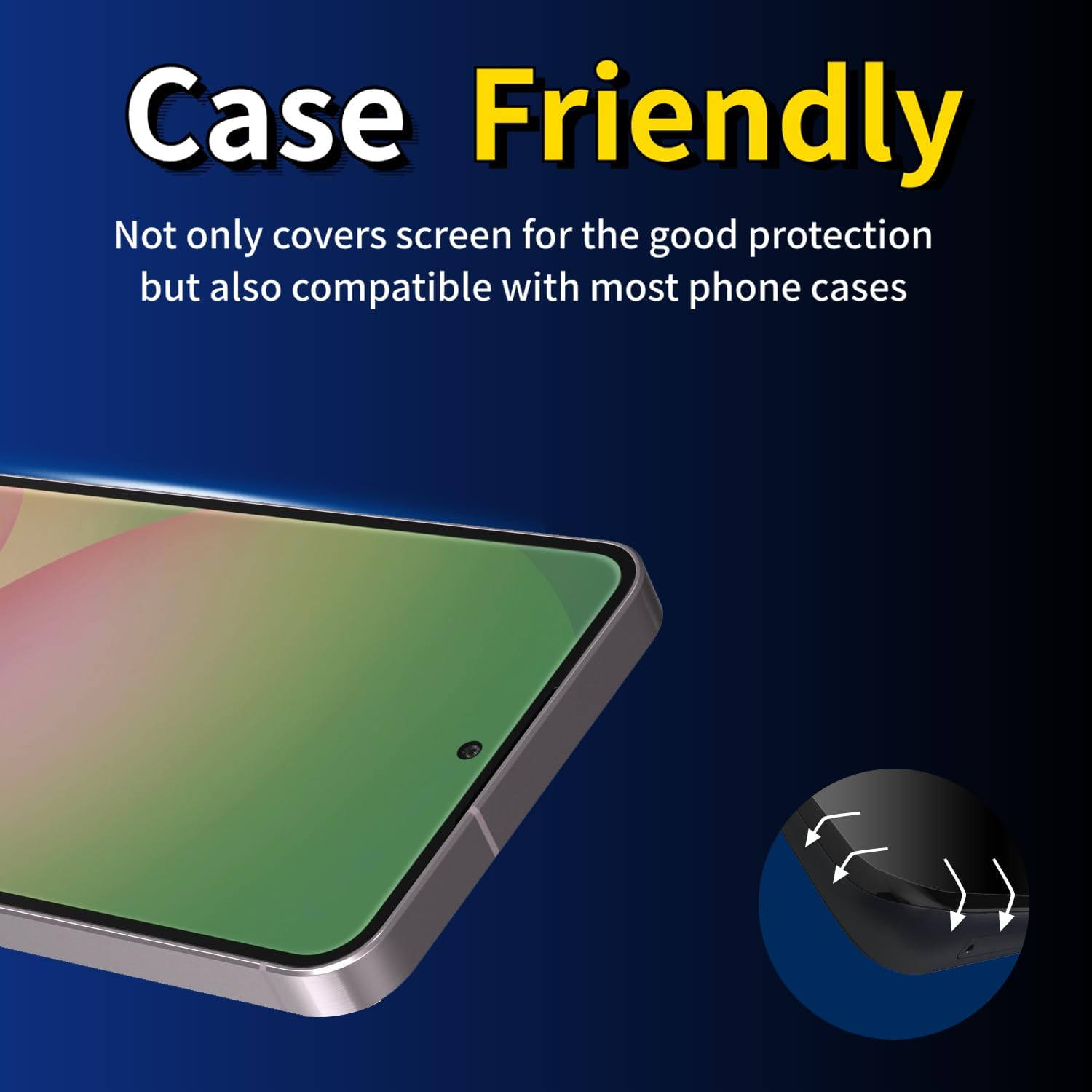 Privacy Tempered Glass Screen Protector for Samsung Galaxy A36, 2 Pack, Anti-Spy, Anti Scratch, Bubble Free, 9H Hardness, Case Friendly