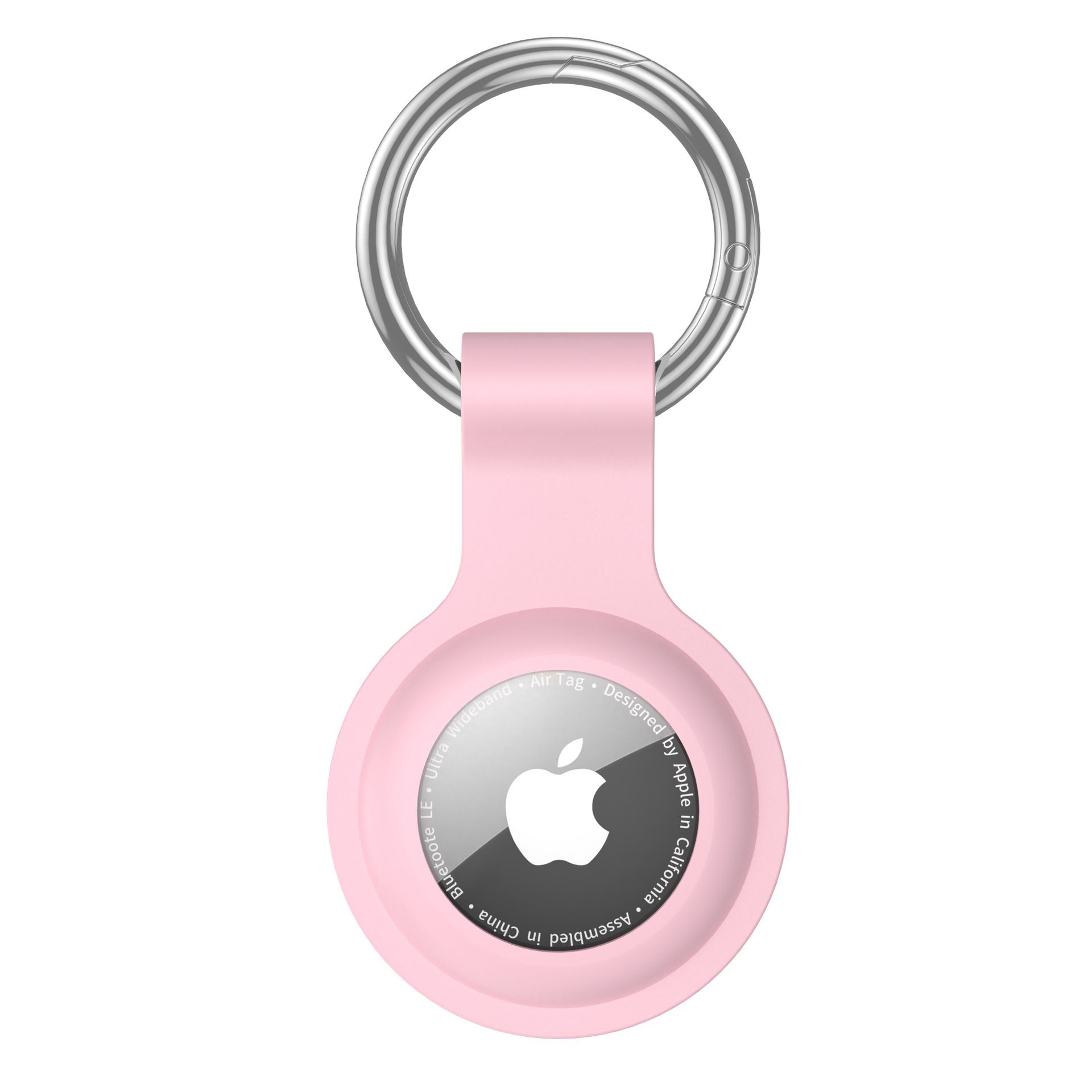 Suitable for Airtag Keychain Silicone, Airtag Holder with Keychain, Car Dog Collar, Car, Compatible with Apple Airtag Protective Case Waterproof Tracker