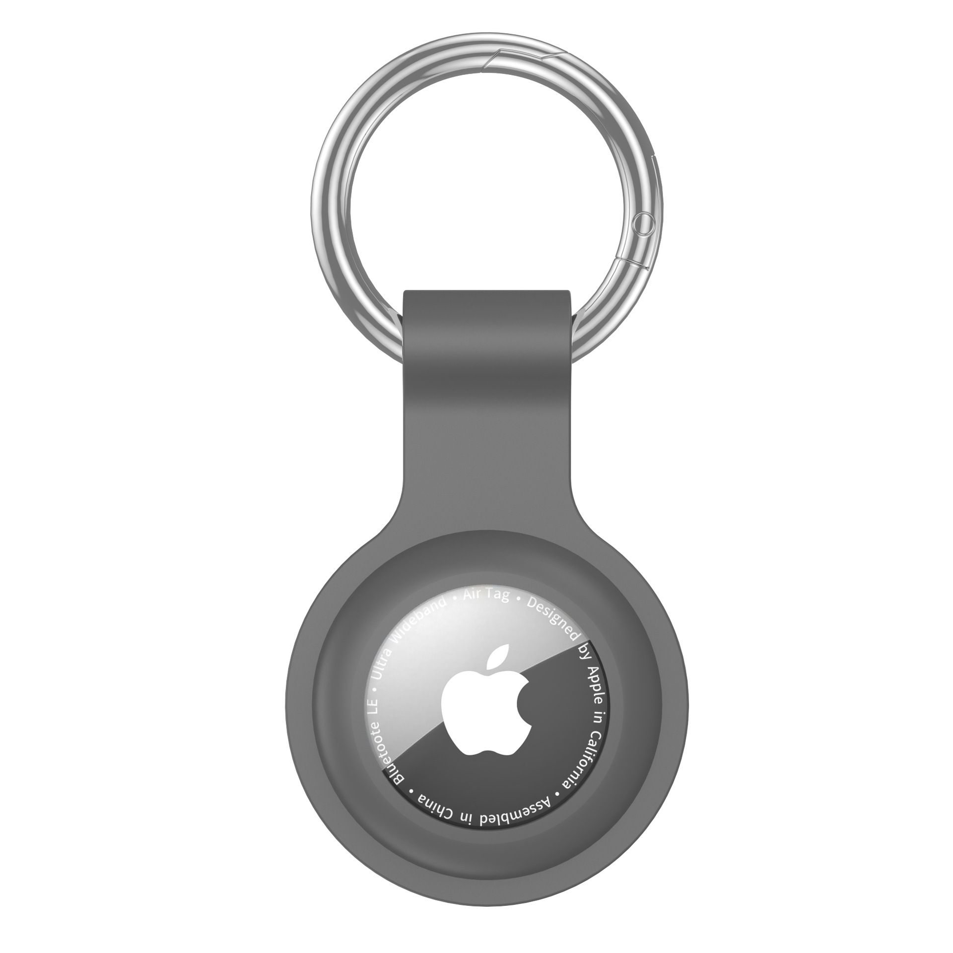 Suitable for Airtag Keychain Silicone, Airtag Holder with Keychain, Car Dog Collar, Car, Compatible with Apple Airtag Protective Case Waterproof Tracker