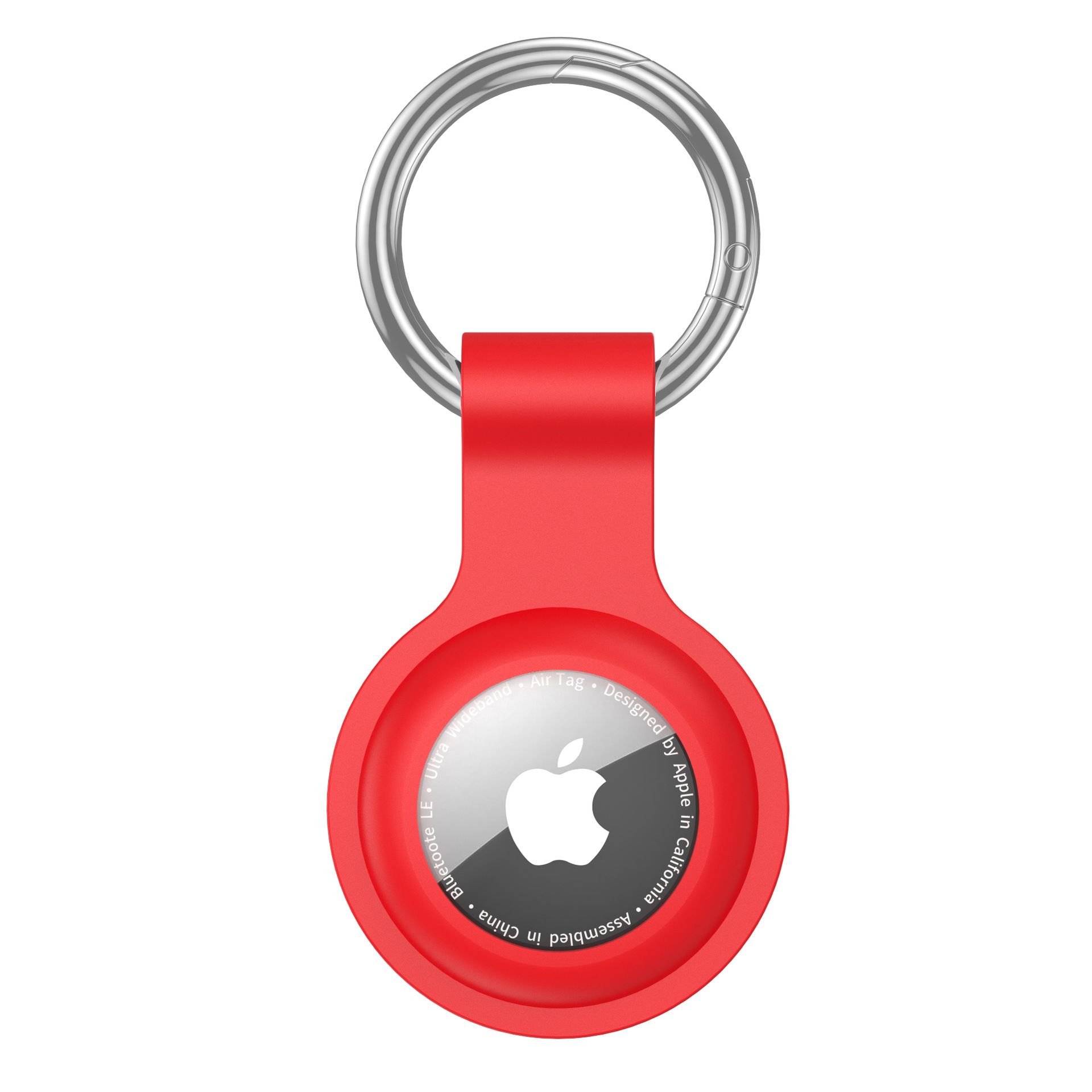 Suitable for Airtag Keychain Silicone, Airtag Holder with Keychain, Car Dog Collar, Car, Compatible with Apple Airtag Protective Case Waterproof Tracker