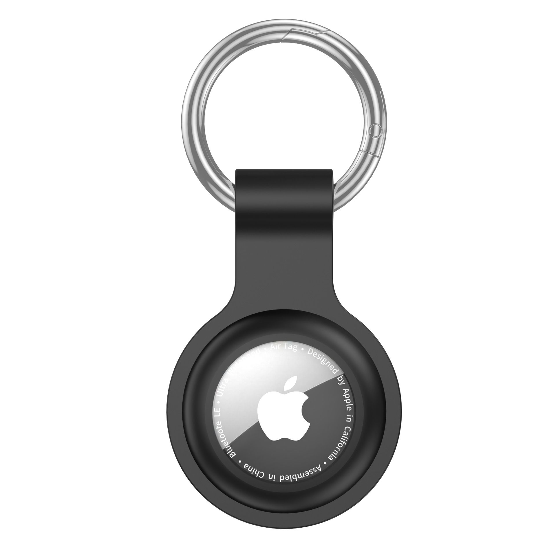 Suitable for Airtag Keychain Silicone, Airtag Holder with Keychain, Car Dog Collar, Car, Compatible with Apple Airtag Protective Case Waterproof Tracker